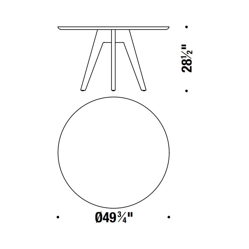 Mathilda Round Dining Table