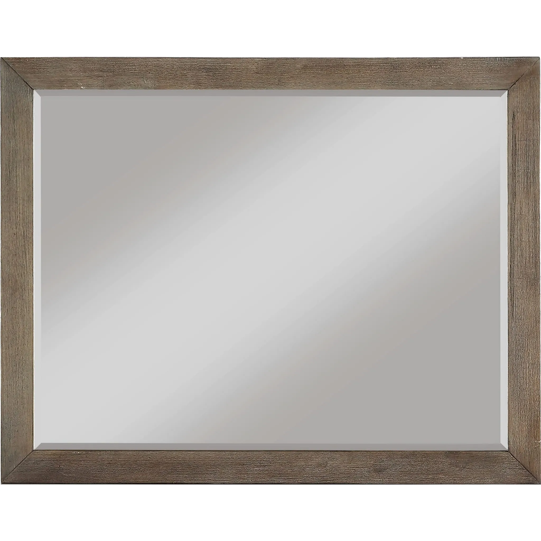 Melbourne Beveled Glass Mirror in Dark Pine Modus