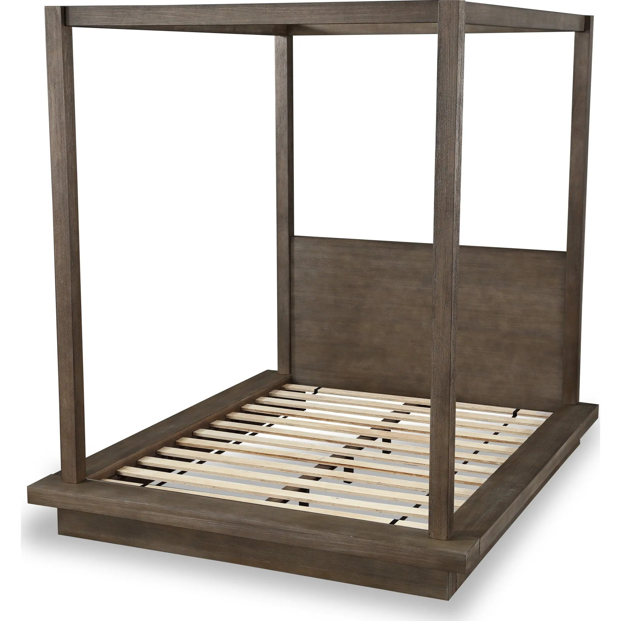 Melbourne Wood Canopy Bed in Dark Pine Modus