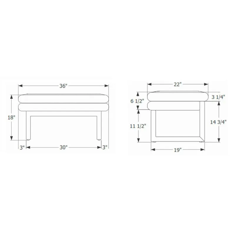 Melinda Bench with Shelf