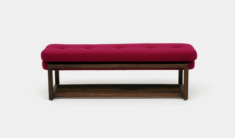 Melinda Bench with Shelf