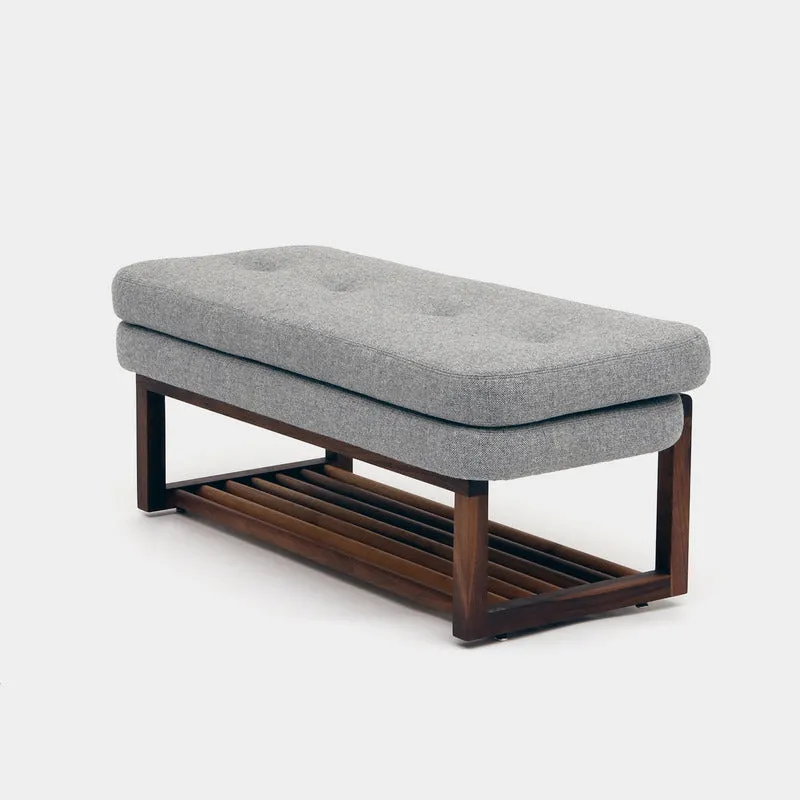 Melinda Bench with Shelf
