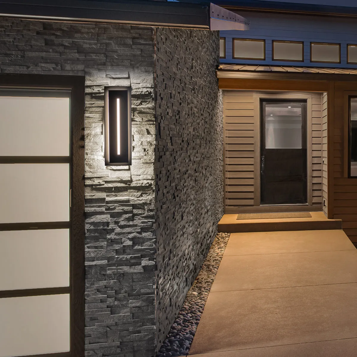 Midnight LED Outdoor Wall Sconce