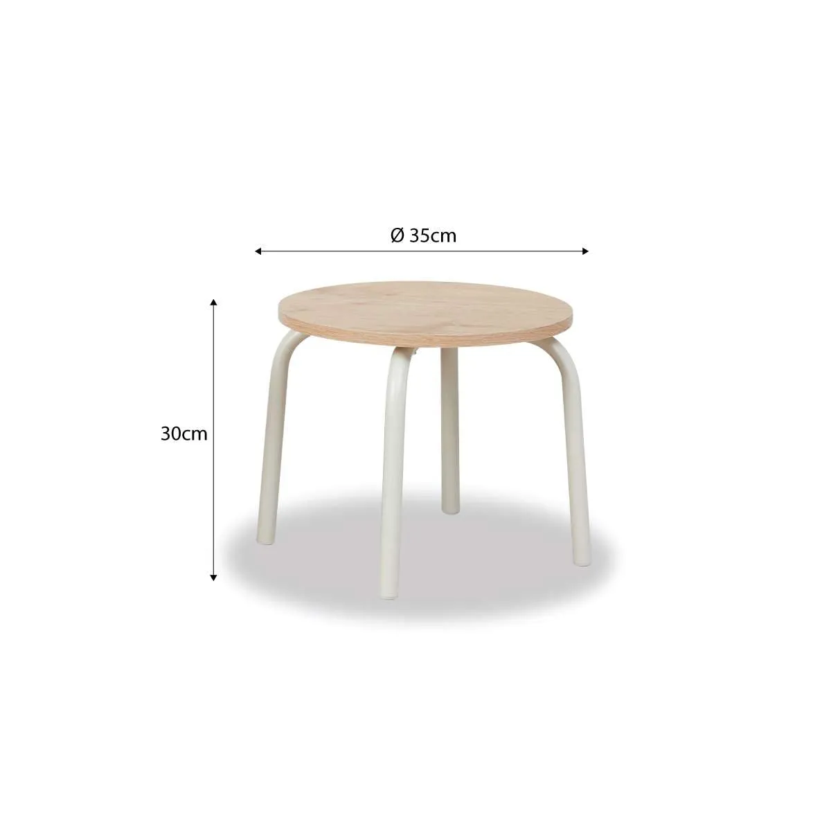 Mini Brixton Cream Four Seater Set Mocka