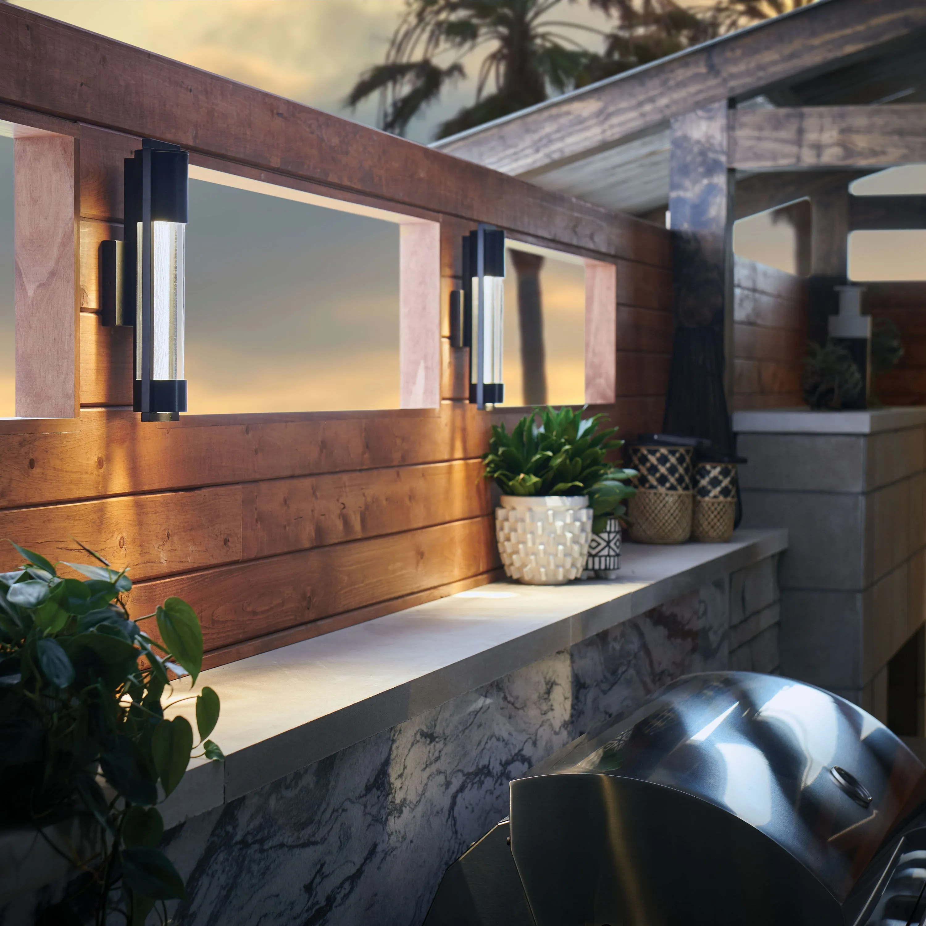 Mist Outdoor Wall Light