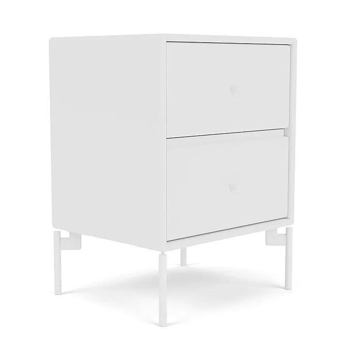 Montana Drift Drawer Module With Legs, New White/Snow White