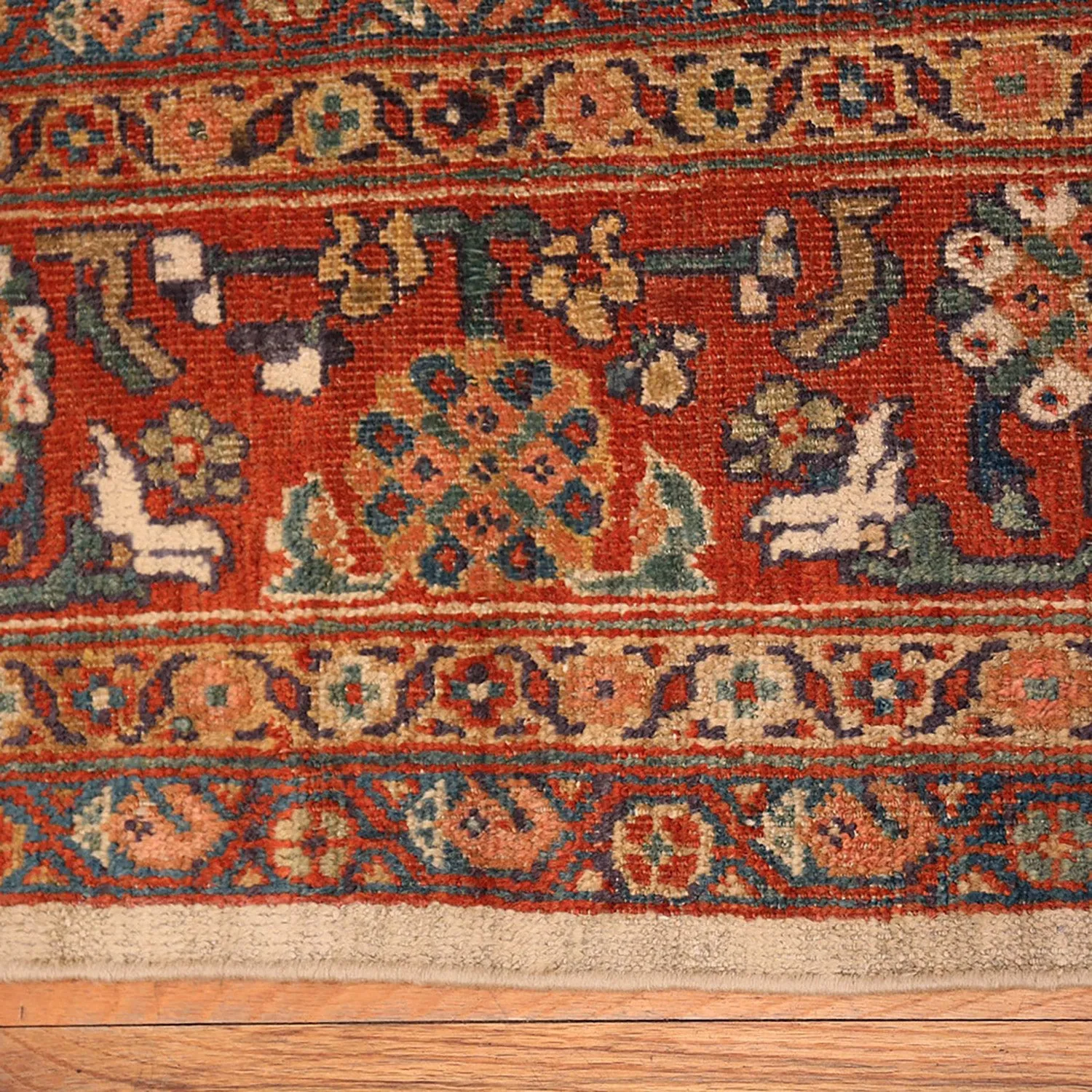 Multicolored Antique Persian Sultanabad Rug - 10' x 17'