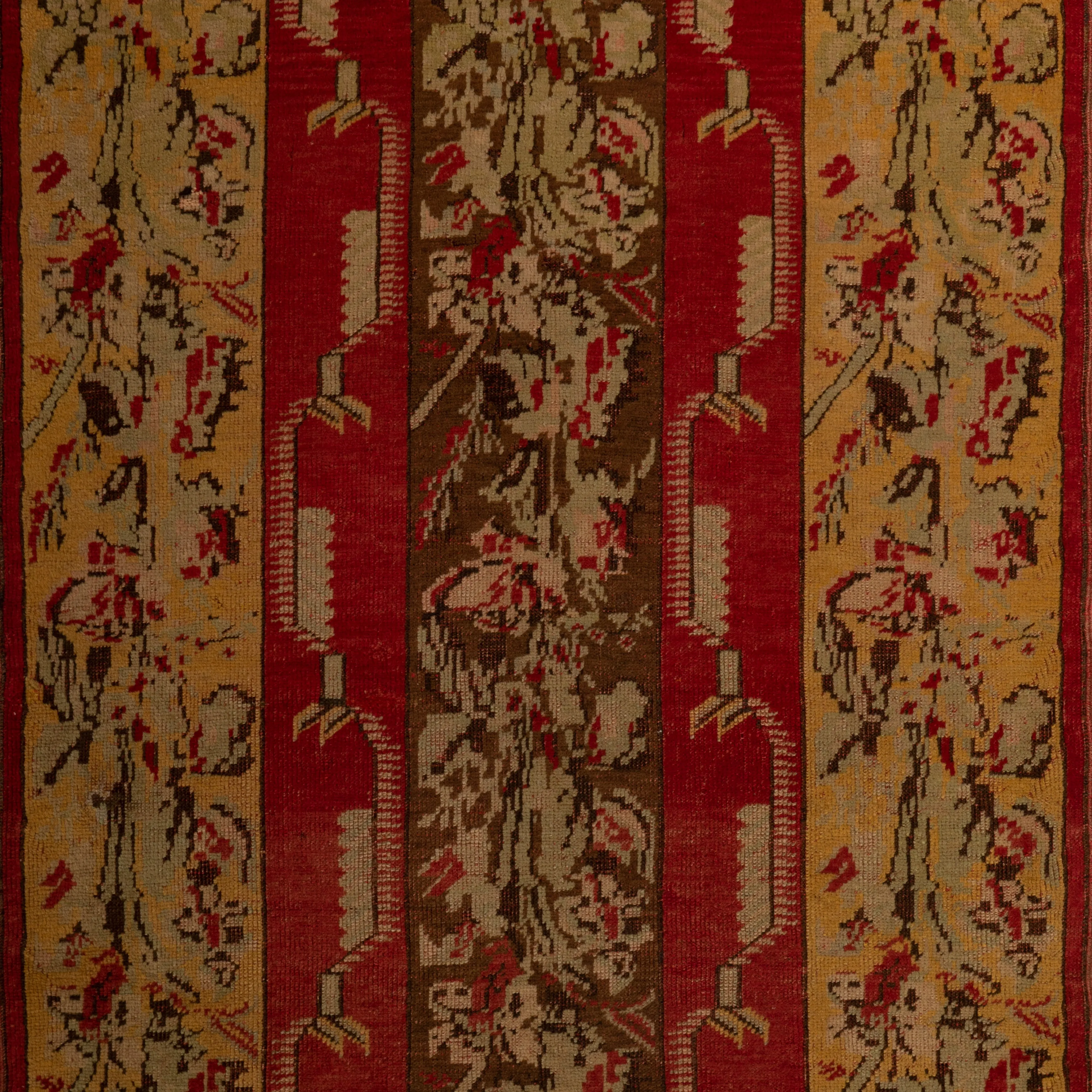 Multicolored Traditional Wool Rug - 3'5" x 5'3"