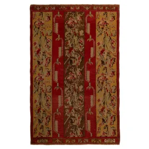 Multicolored Traditional Wool Rug - 3'5" x 5'3"