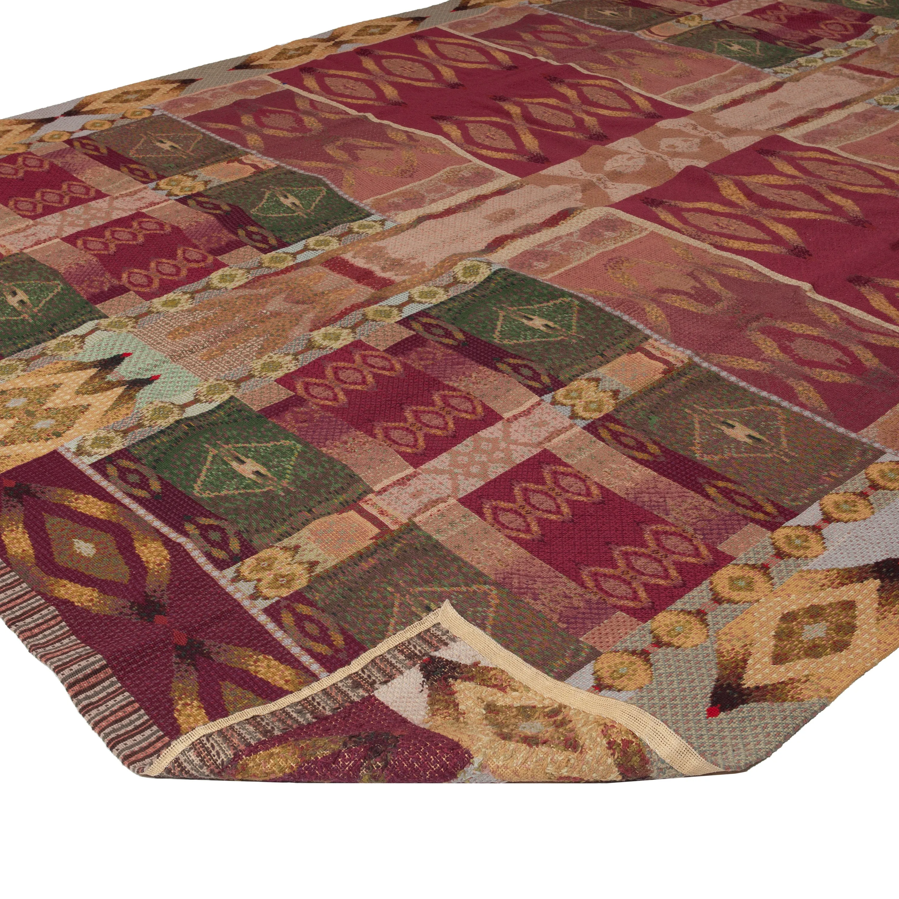 Multicolored Transitional Wool Rug - 10'2" x 14'3"