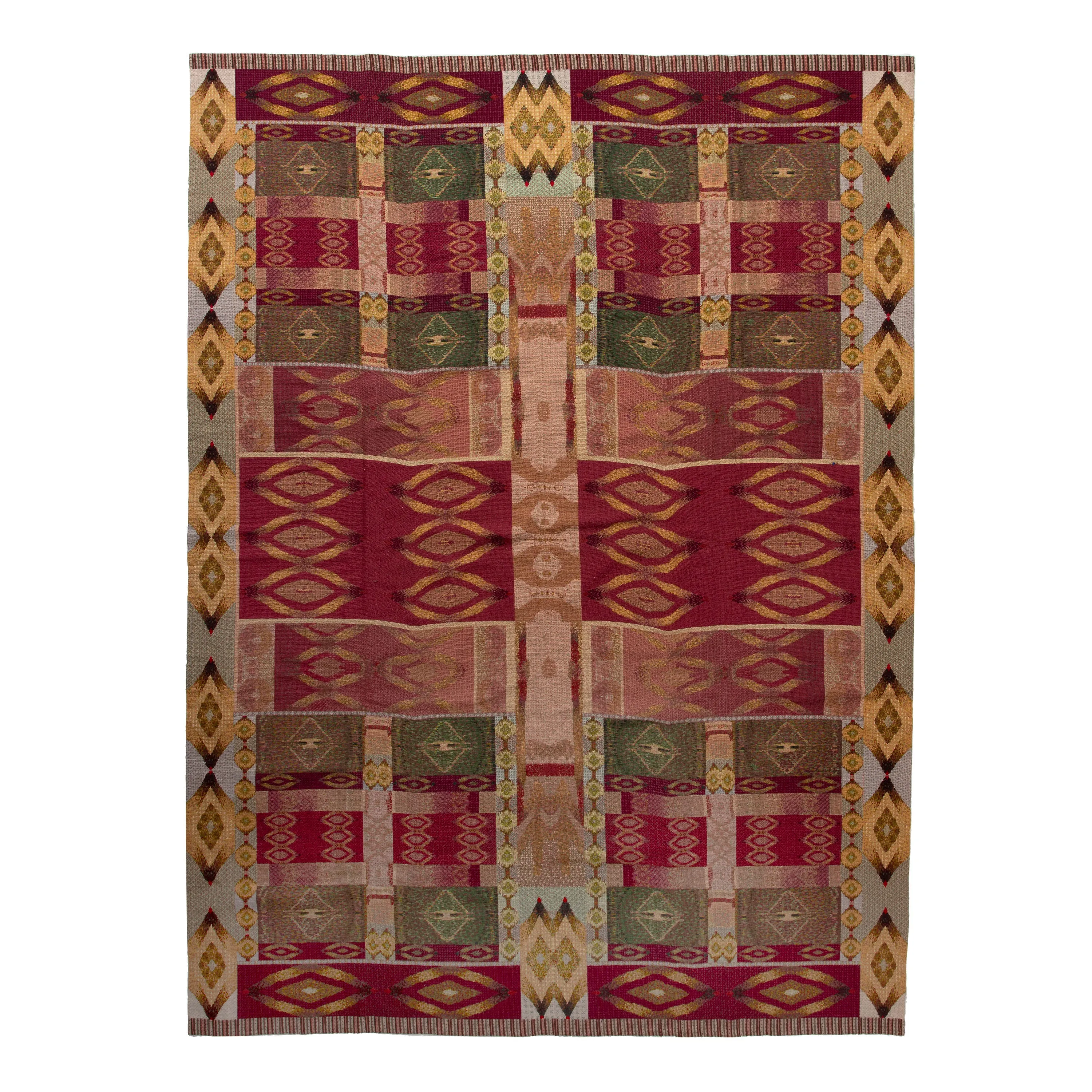 Multicolored Transitional Wool Rug - 10'2" x 14'3"