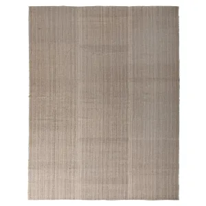 Natural Flatweave Wool Rug - 10'4" x 13'4"