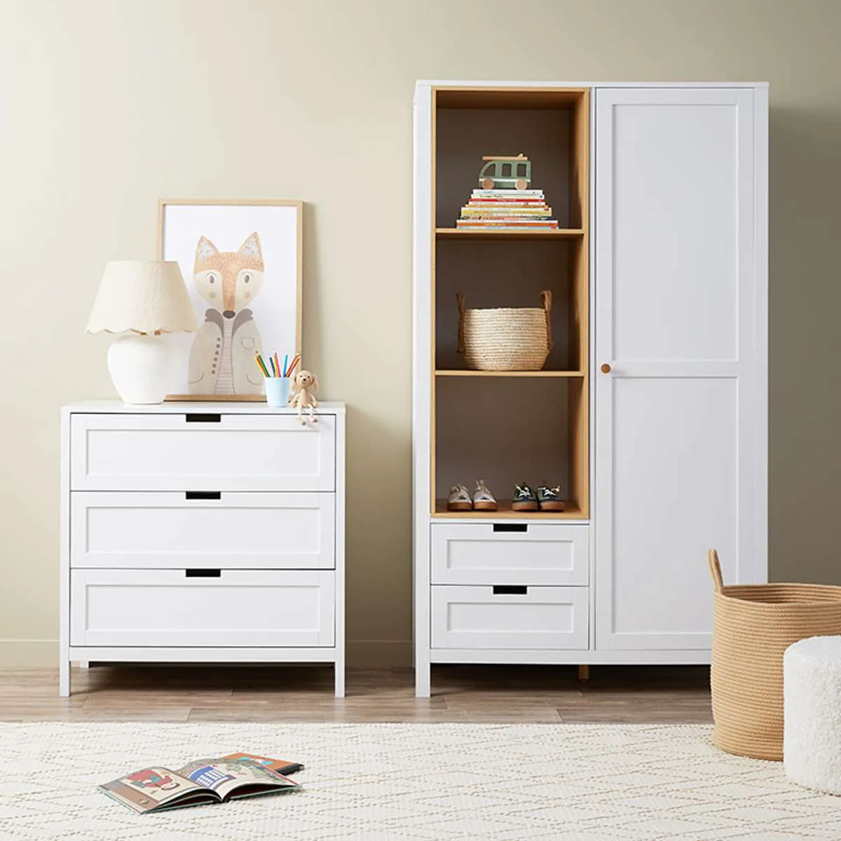 Newport Change Table with Removable Top Mocka