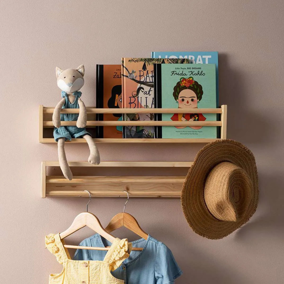 Nicho Wall Shelf - Natural Mocka