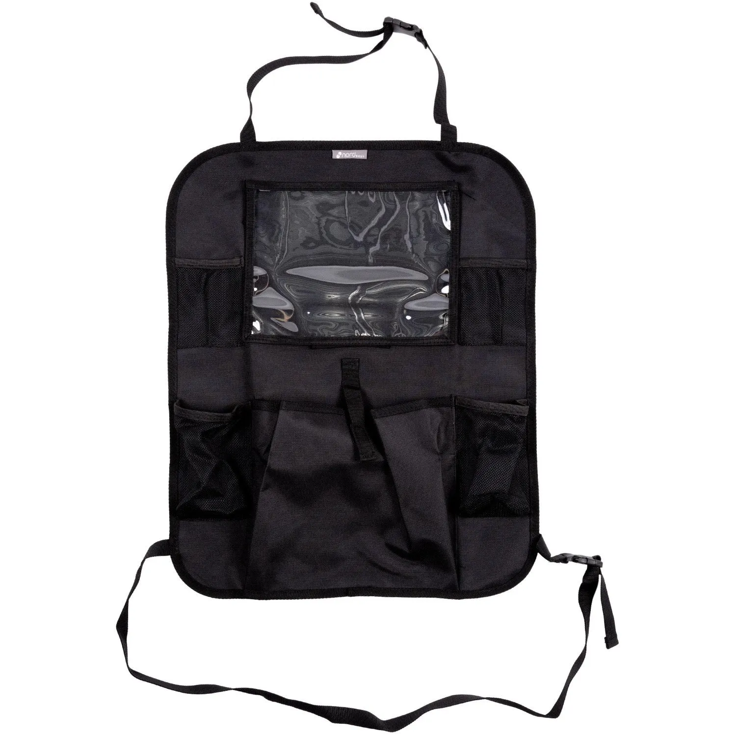 Nordbaby Black Car Backseat Organiser With Tablet Holder