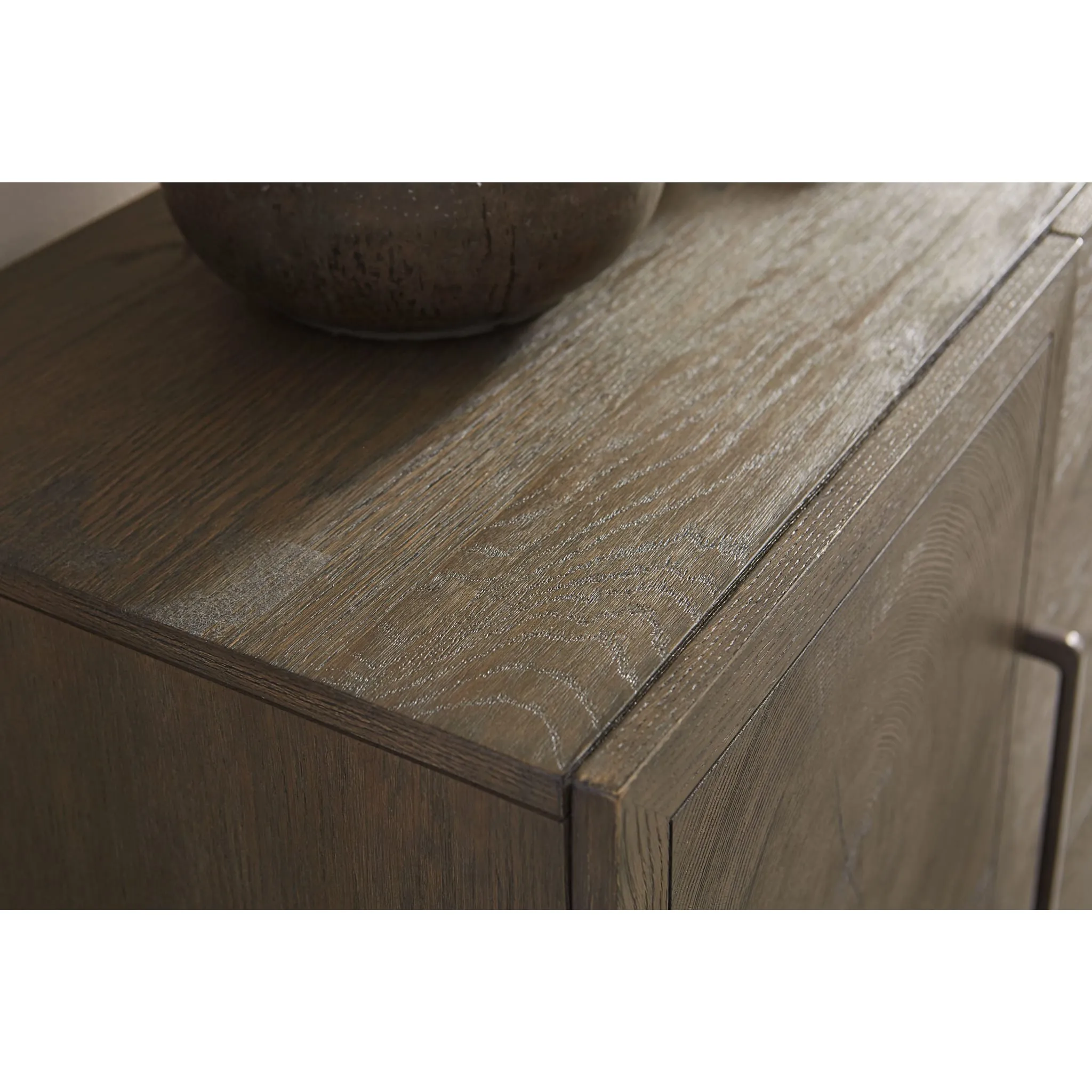 Oakland Three-Drawer Sideboard in Brunette Modus