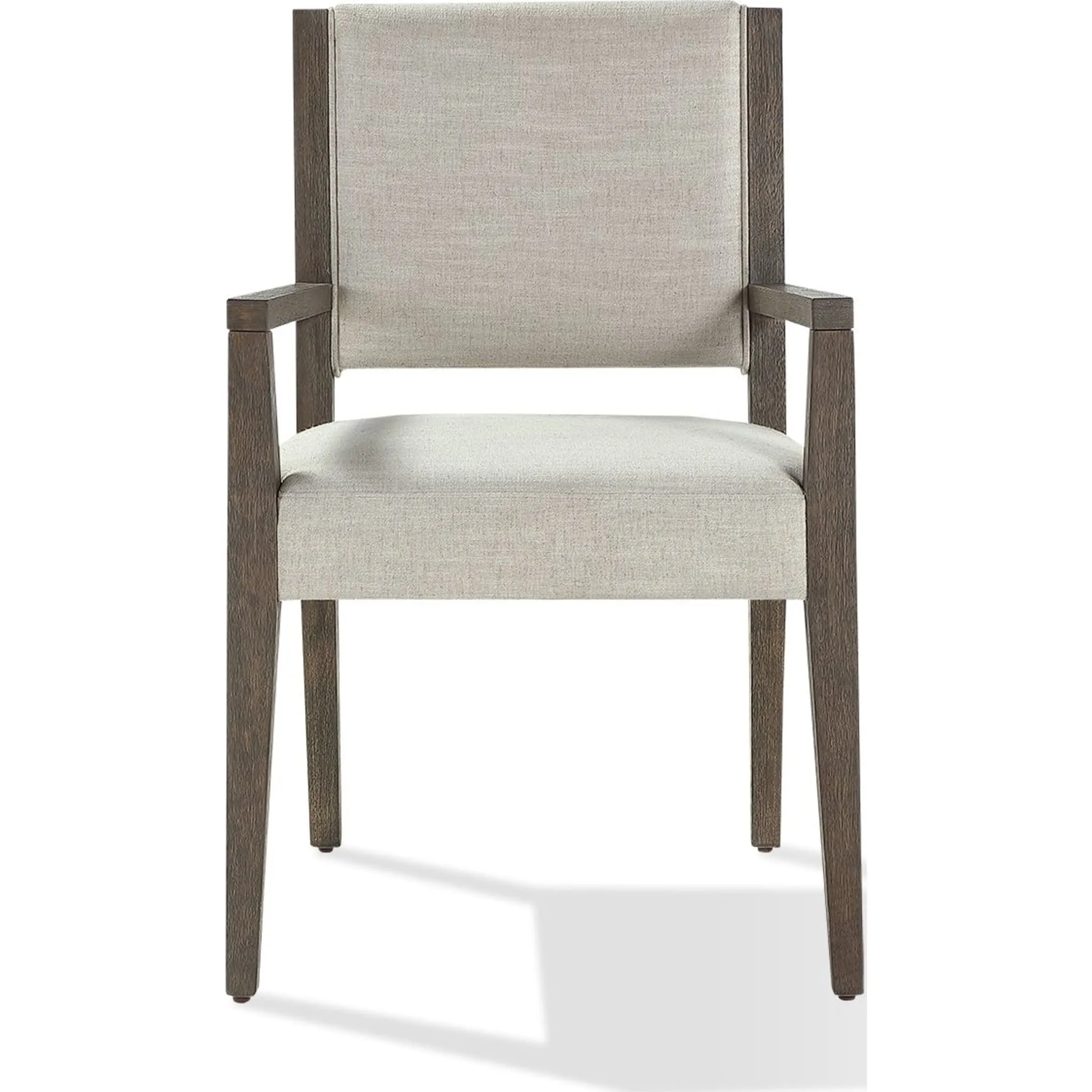 Oakland Upholstered Arm Chair in Brunette Modus