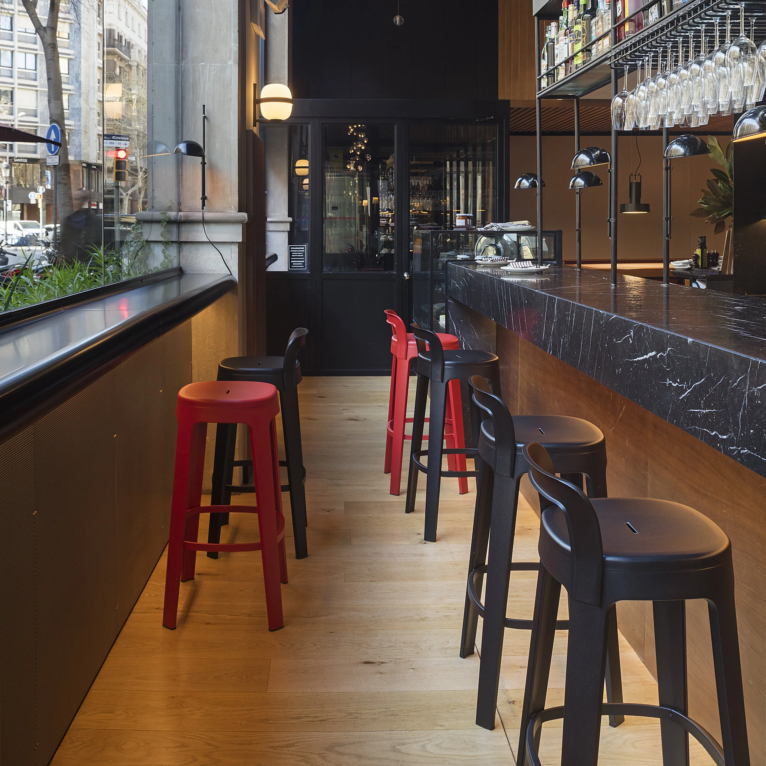 Ombra Backless Bar Stool
