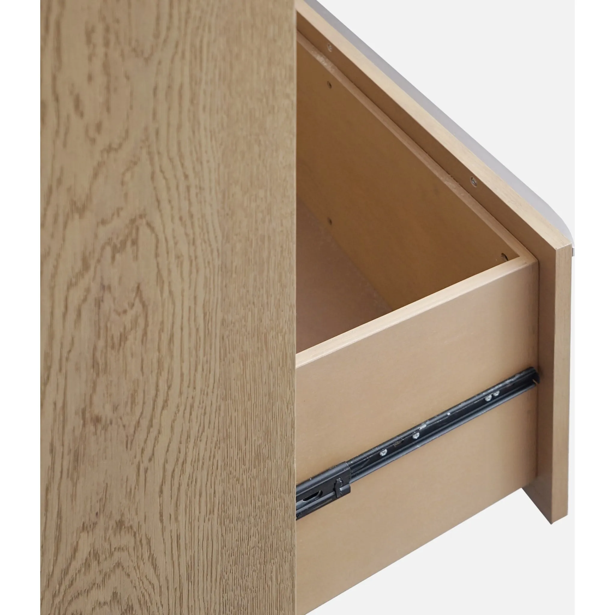 One Coastal Modern Five Drawer Chest in Bisque Modus