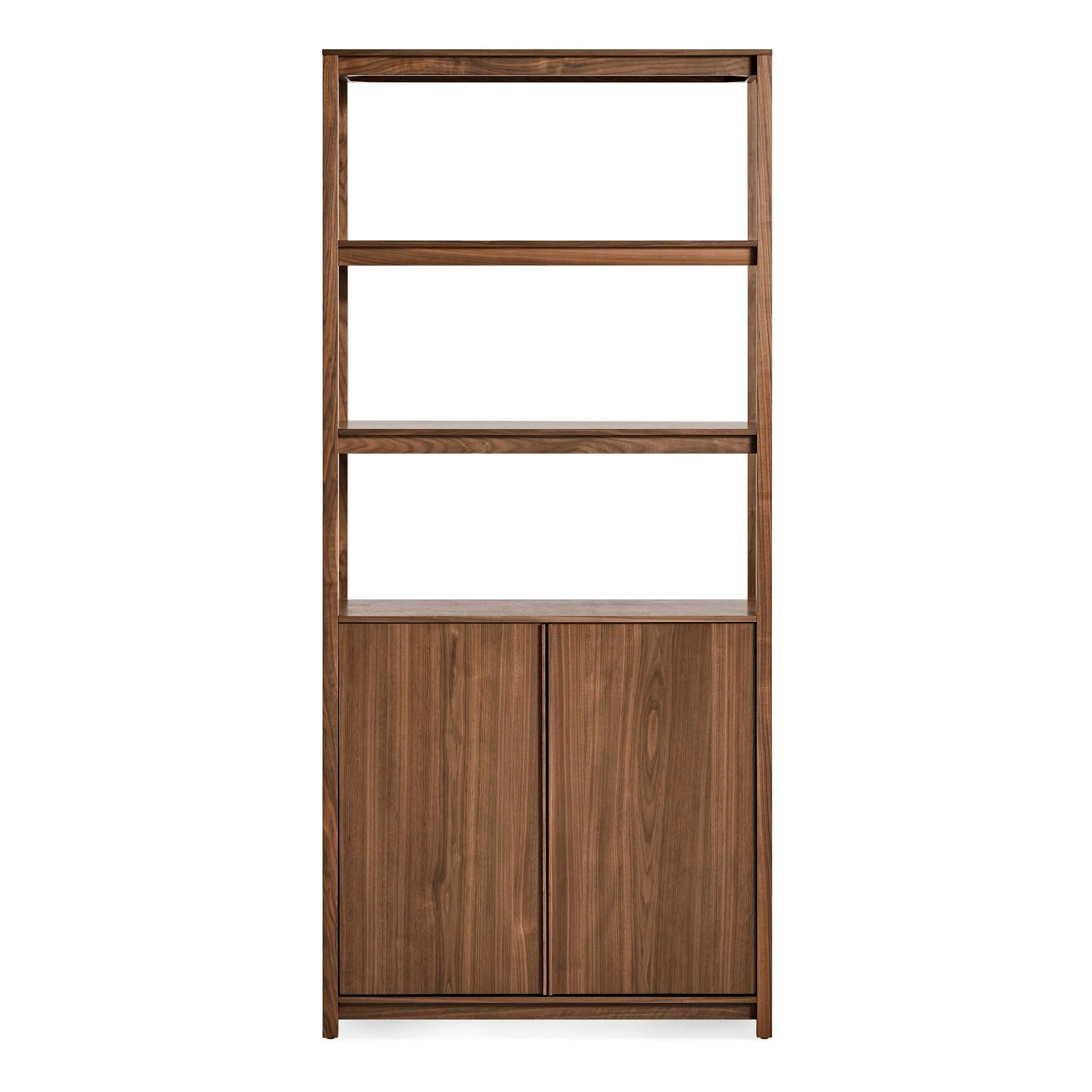 Open Plan Tall Bookcase with Storage
