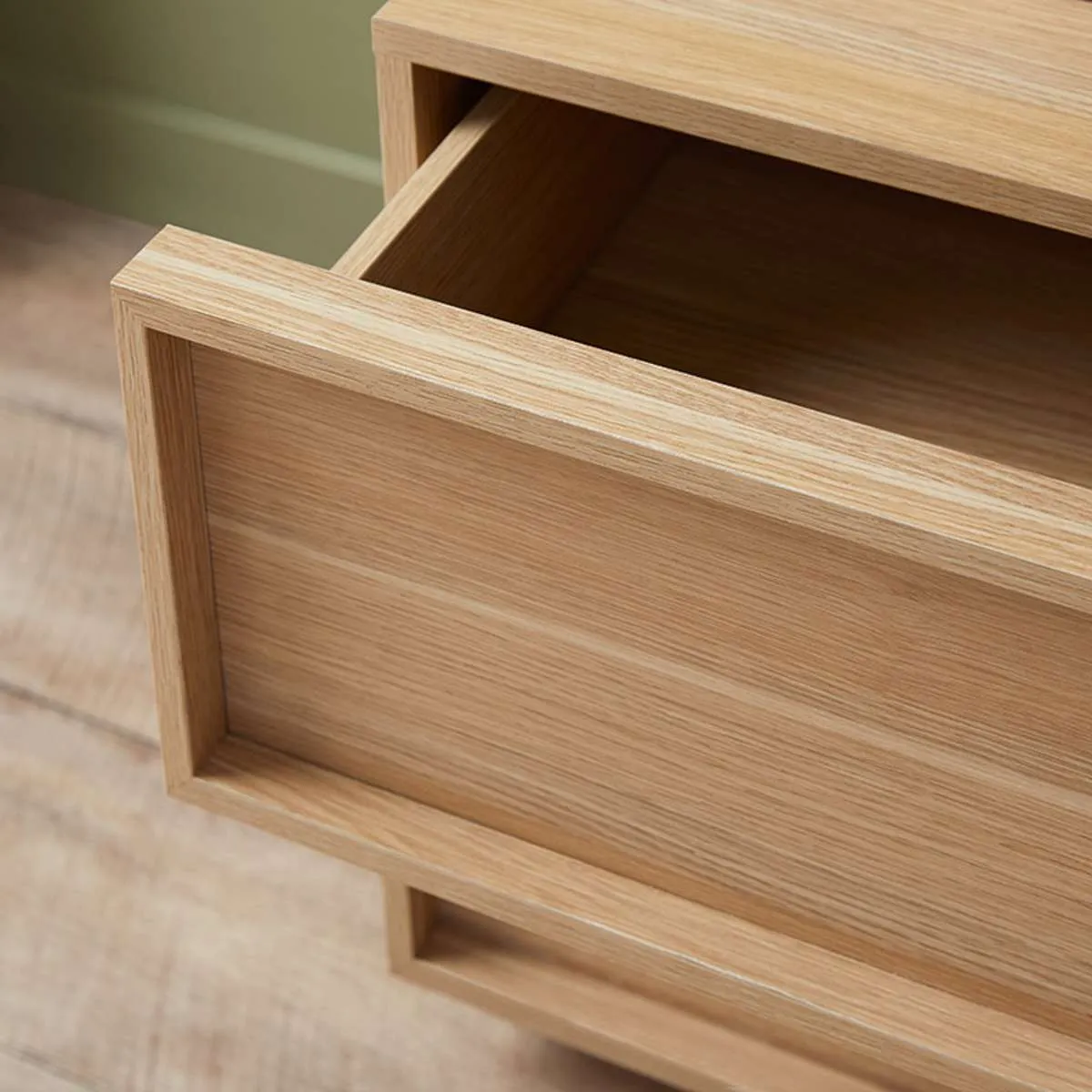 Osaka Bedside Table - Natural Mocka