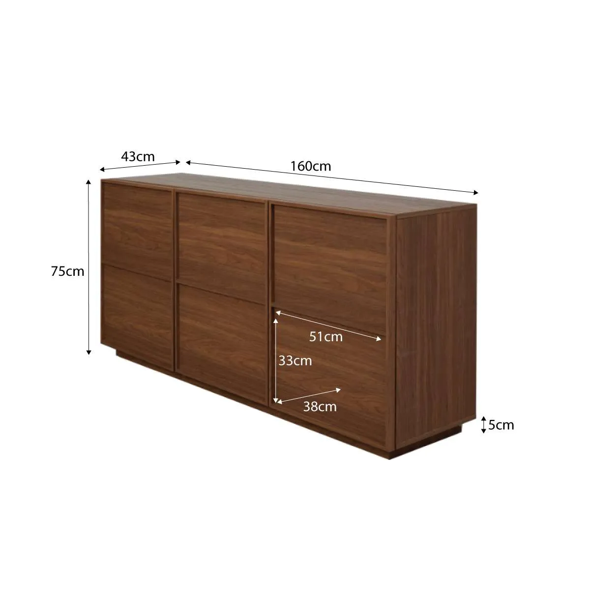 Osaka Buffet - Walnut Mocka