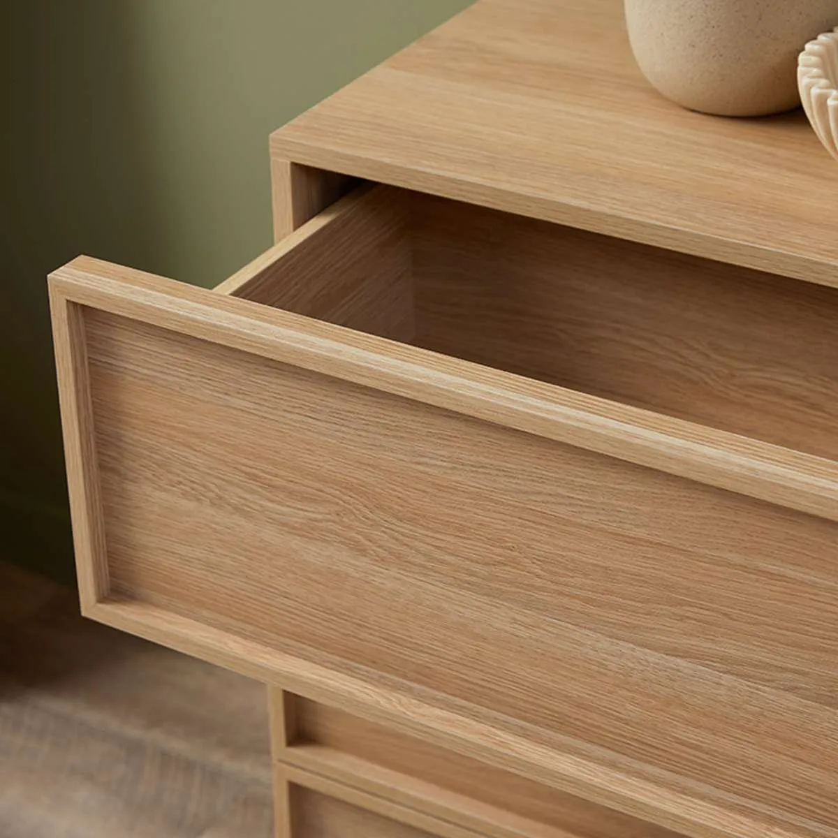 Osaka Six Drawer - Natural Mocka