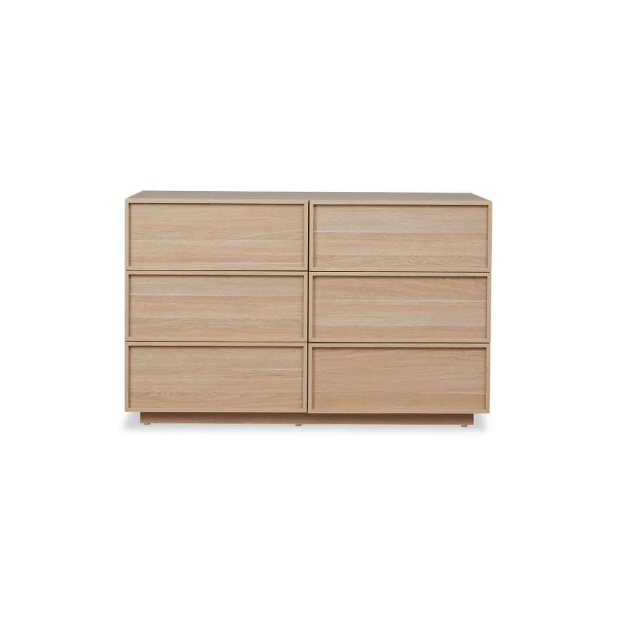 Osaka Six Drawer - Natural Mocka