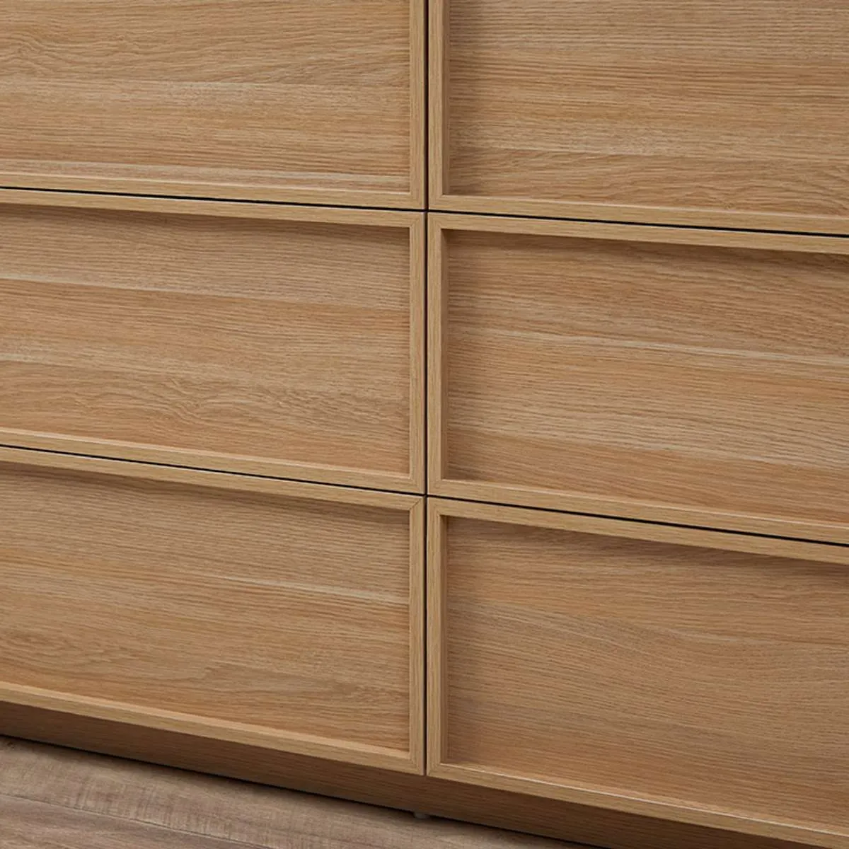 Osaka Six Drawer - Natural Mocka