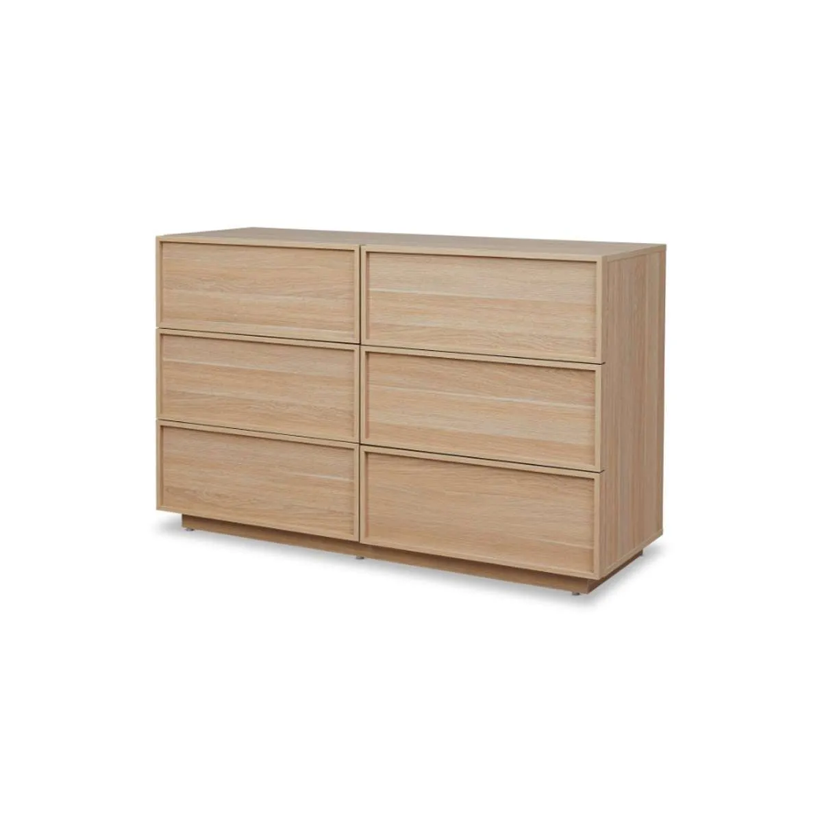 Osaka Six Drawer - Natural Mocka