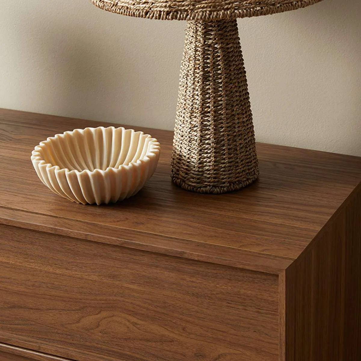 Osaka Six Drawer - Walnut Mocka