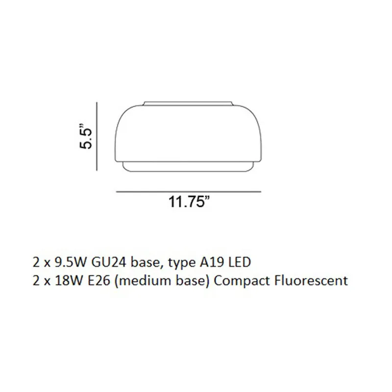 Over Me Ceiling / Wall Light