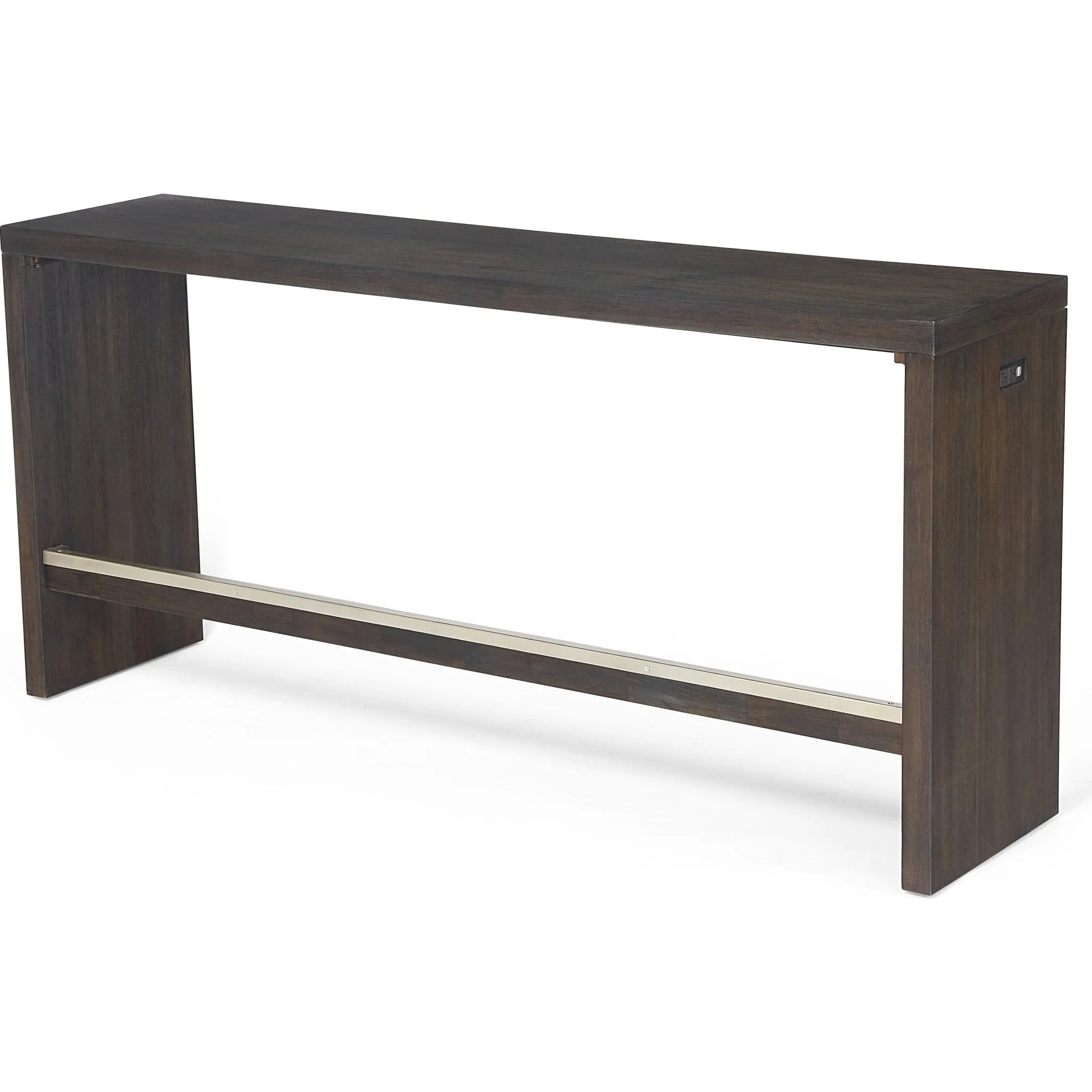 Oxford Gathering Table with USB/Power in Basalt Grey Modus