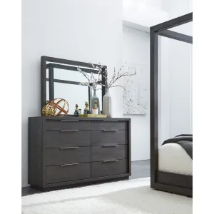 Oxford Mirror in Basalt Grey Modus