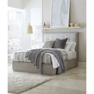 Oxford Upholstered Platform Bed in Mineral Modus