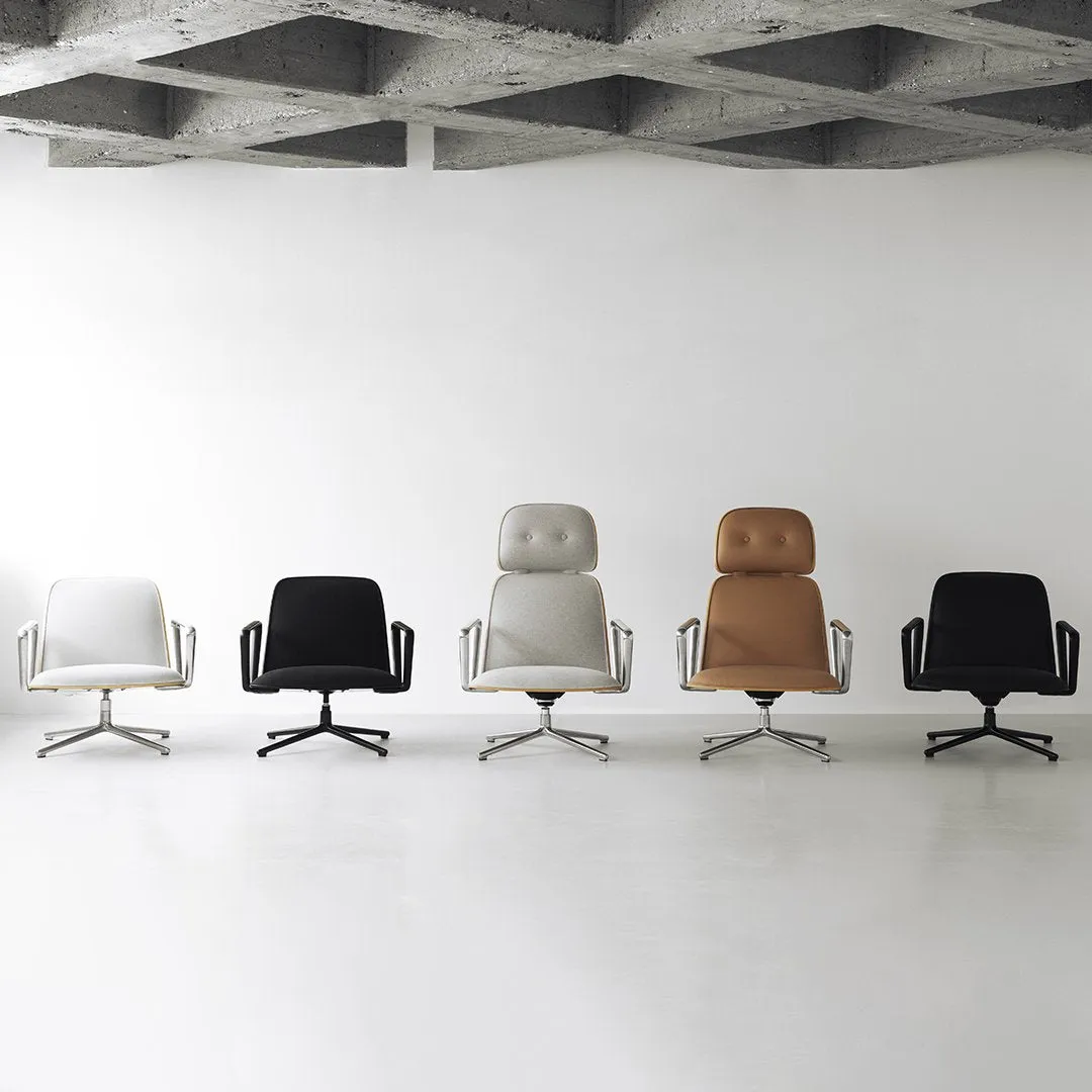 Pad Lounge Chair - Low w/ Tilt, Swivel Base