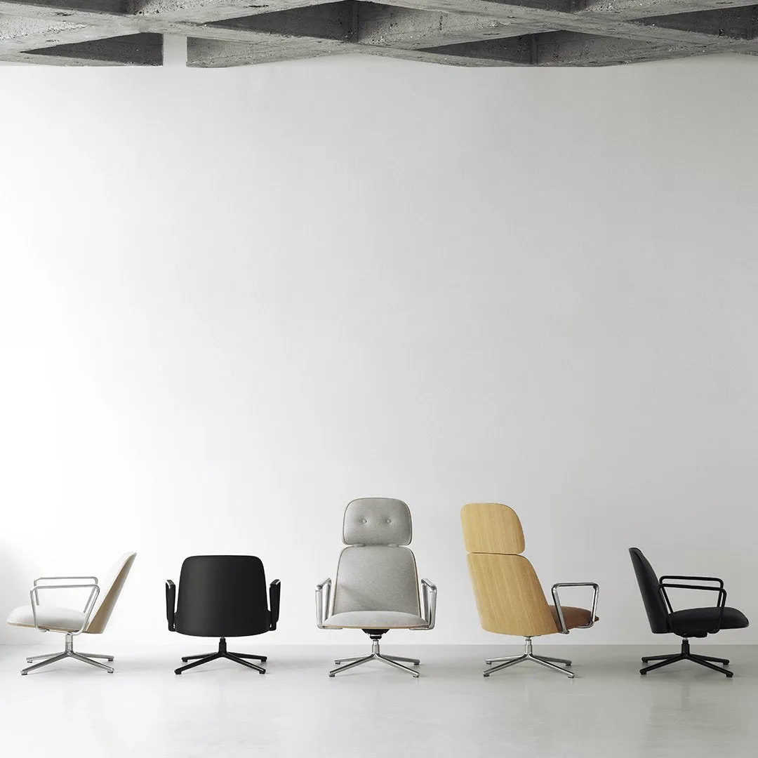 Pad Lounge Chair - Low w/ Tilt, Swivel Base