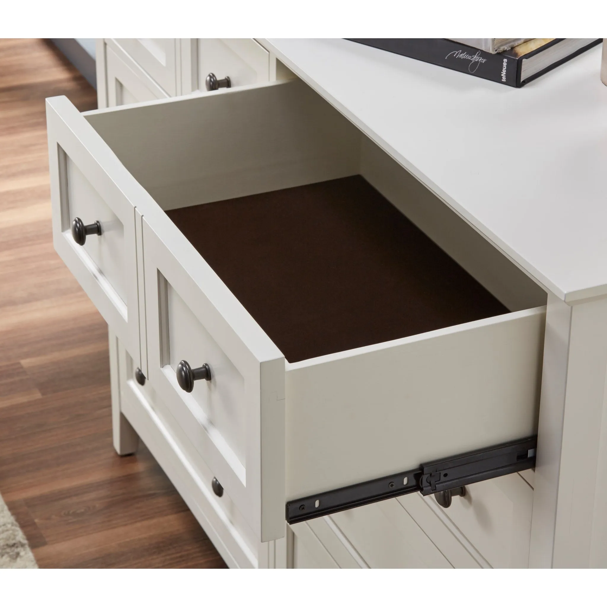 Paragon Five Drawer Chest in White (2024) Modus
