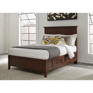 Paragon Four Drawer Wood Storage Bed in Truffle Modus