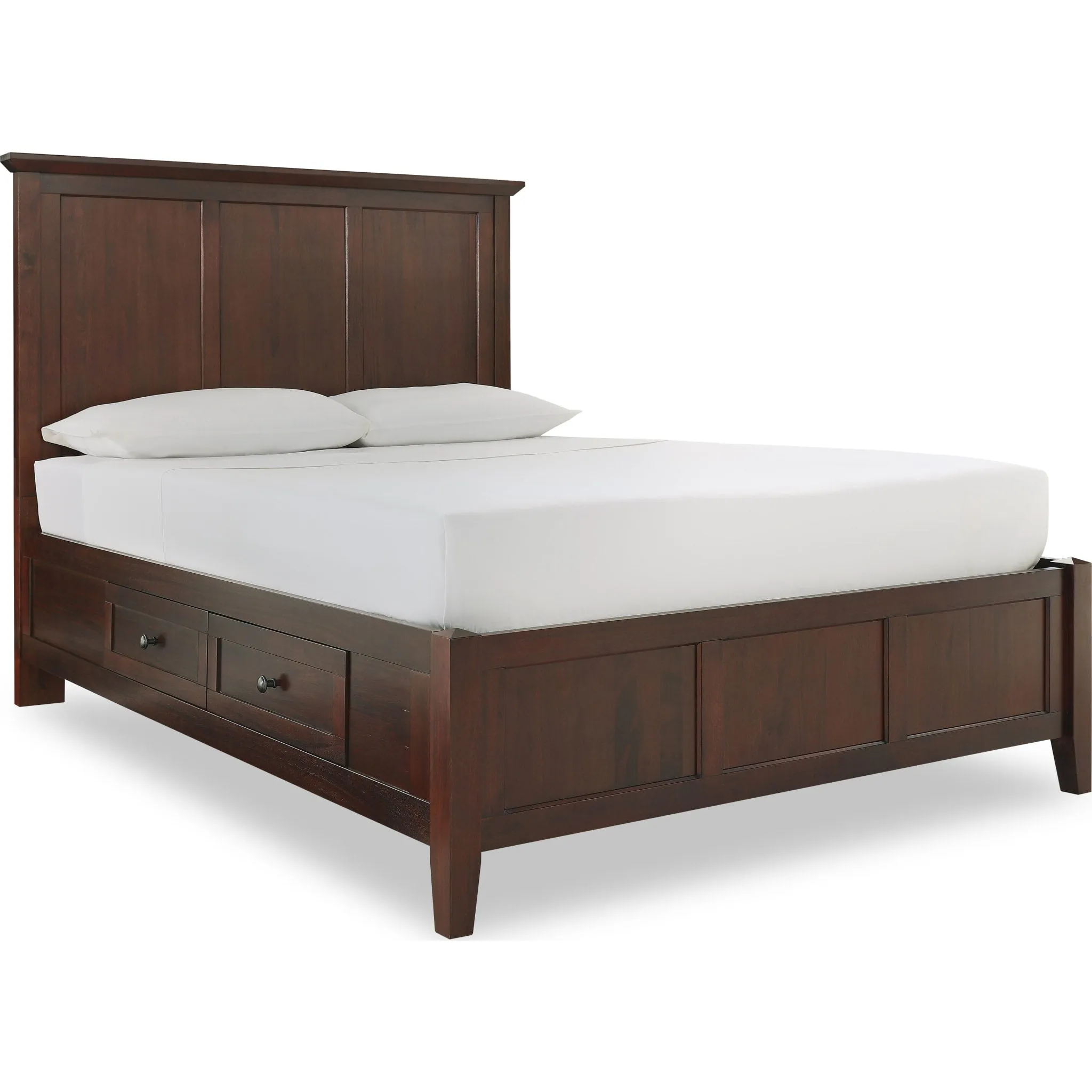 Paragon Four Drawer Wood Storage Bed in Truffle Modus