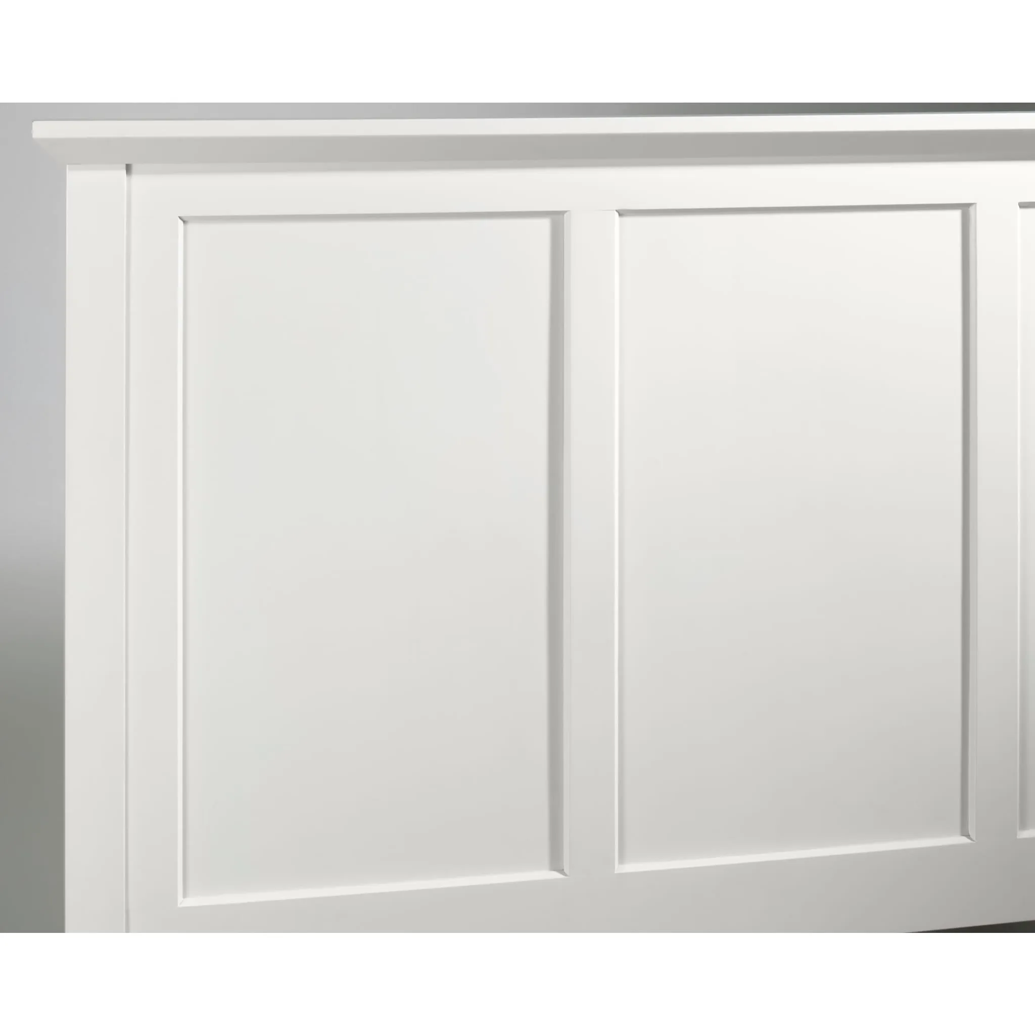 Paragon Four Drawer Wood Storage Bed in White Modus