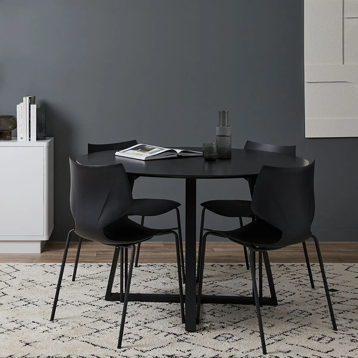 Pia Dining Chair - Set of 2 - Black Mocka