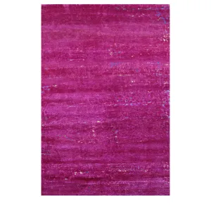 Pink Nu Vibrant Silk Tibetan Rug