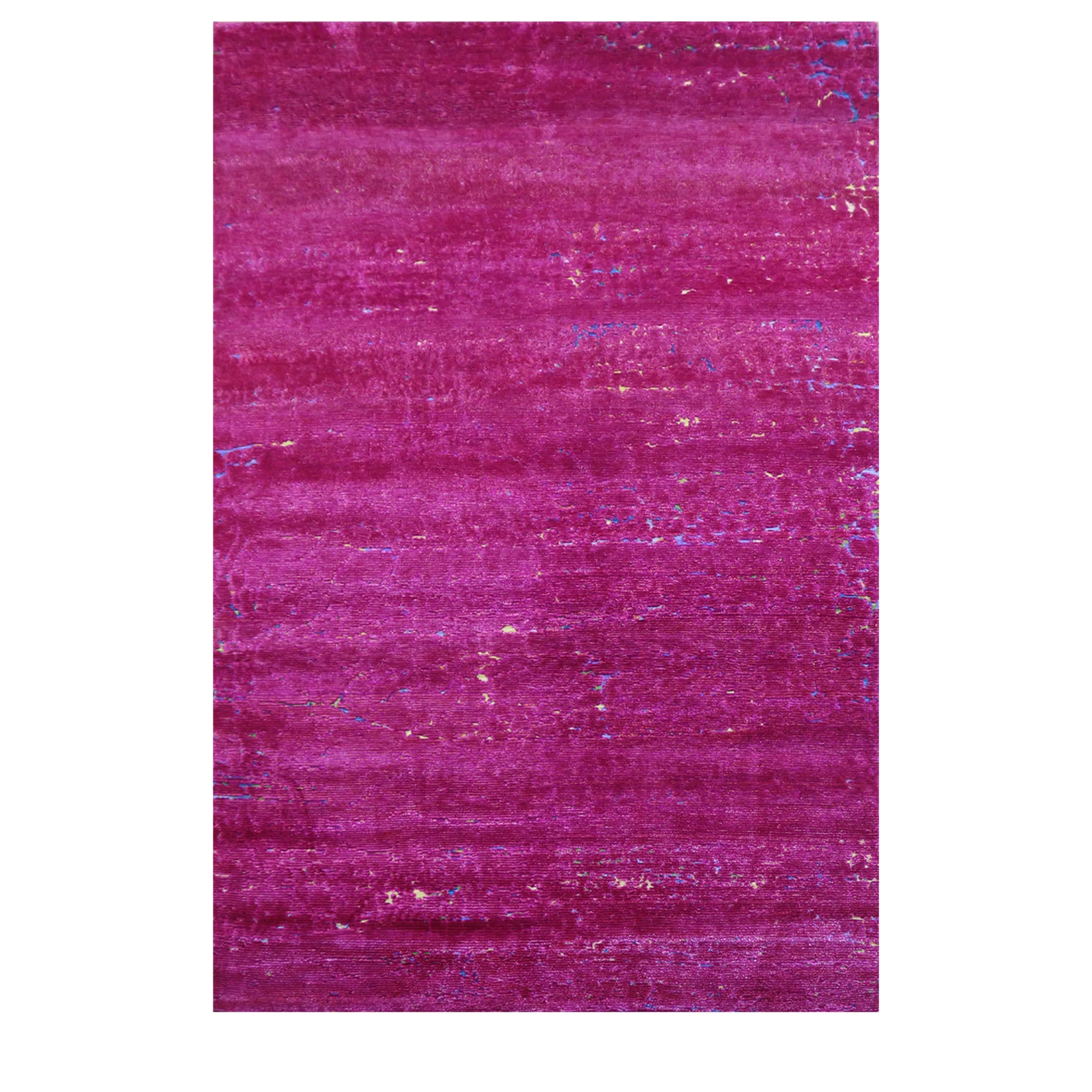 Pink Nu Vibrant Silk Tibetan Rug