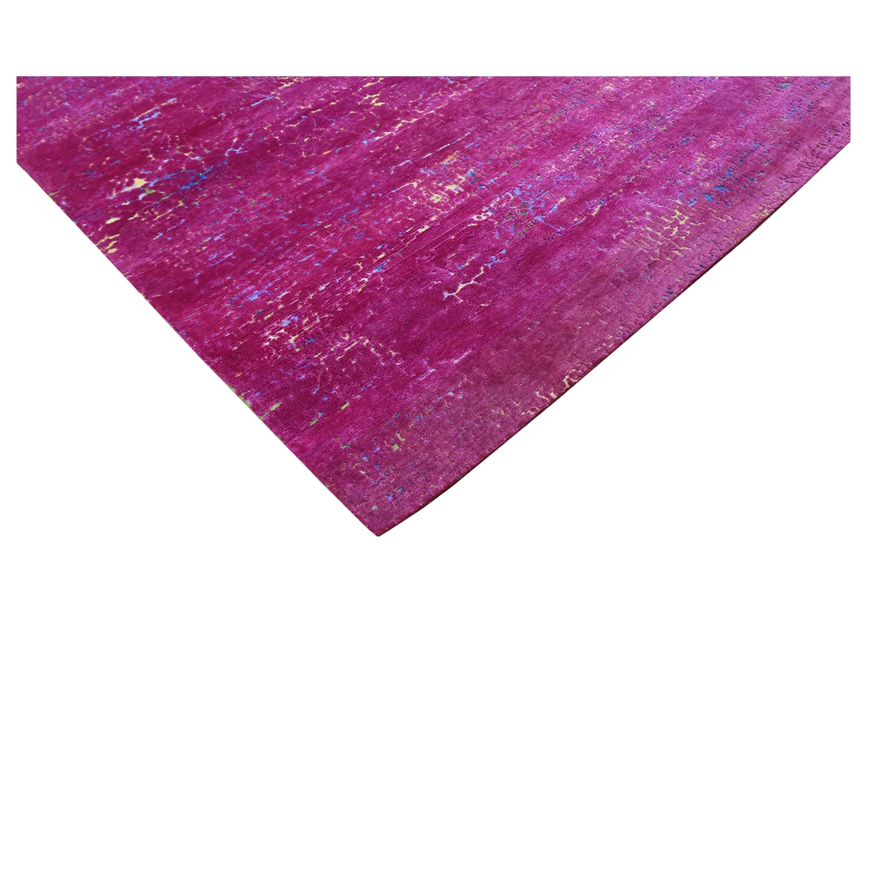Pink Nu Vibrant Silk Tibetan Rug