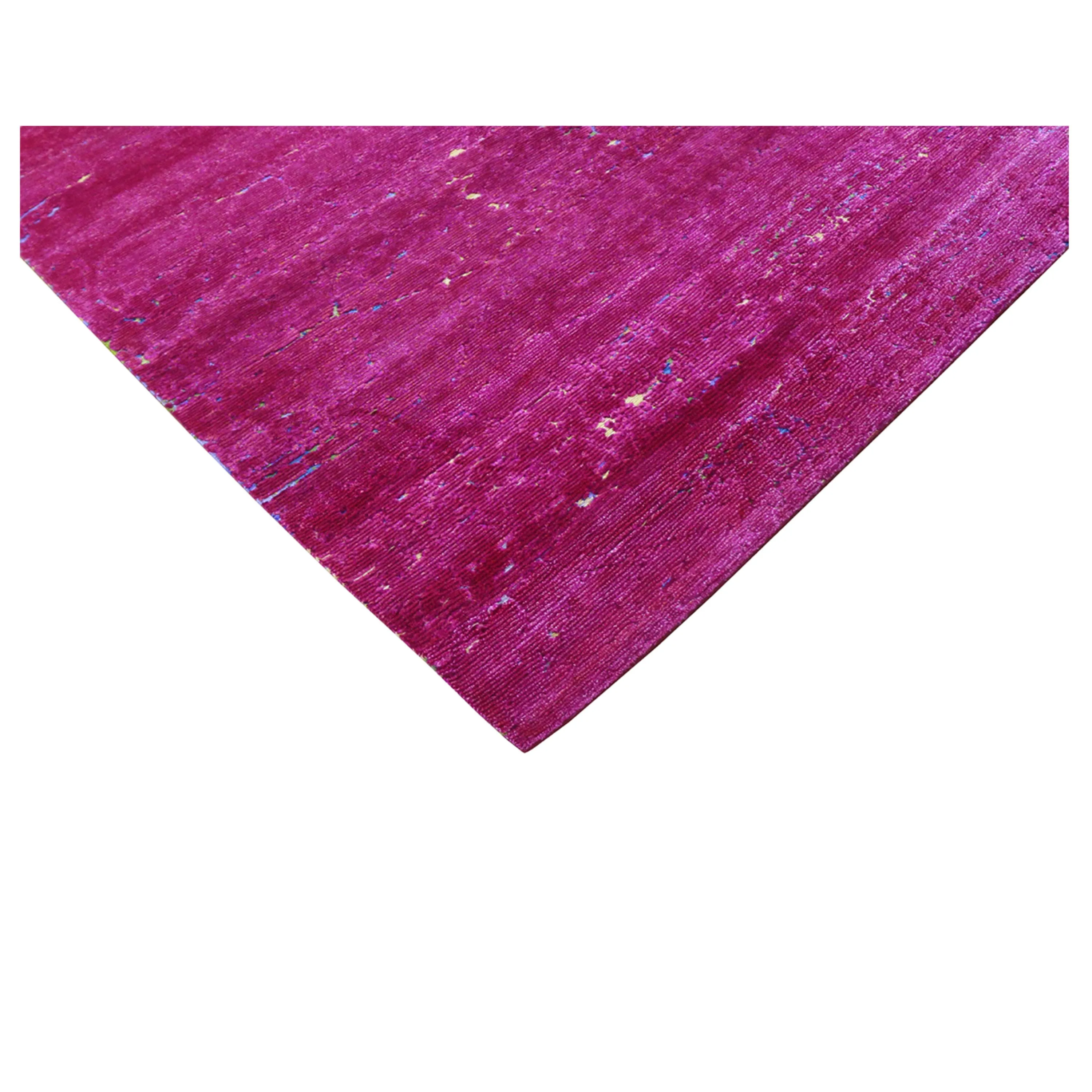 Pink Nu Vibrant Silk Tibetan Rug