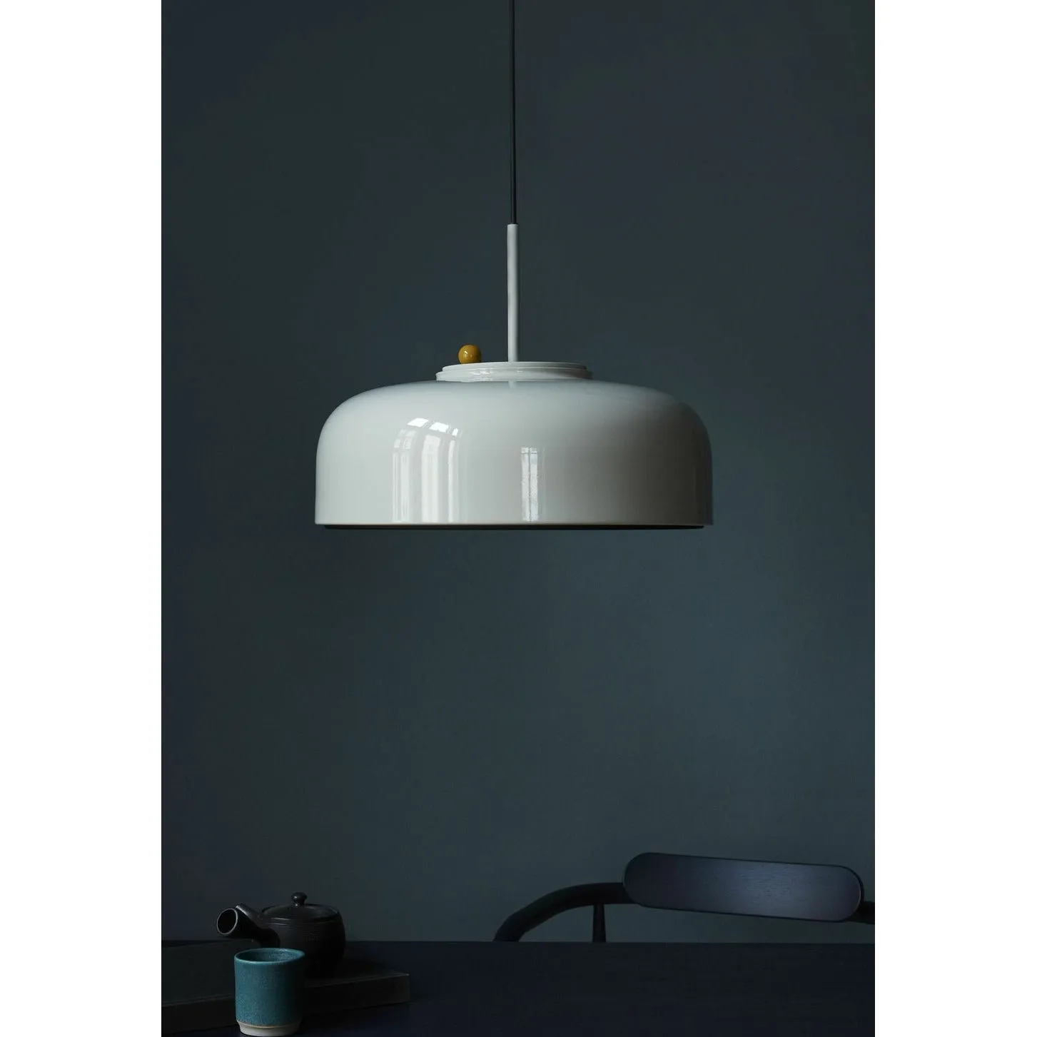 Please Wait To Be Seated Podgy Pendant, Grey