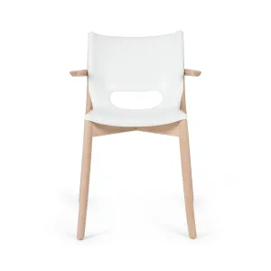 Pole Dining Chair with Armrest