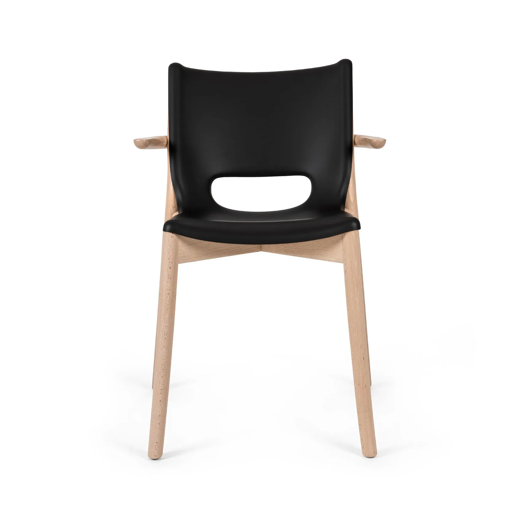 Pole Dining Chair with Armrest