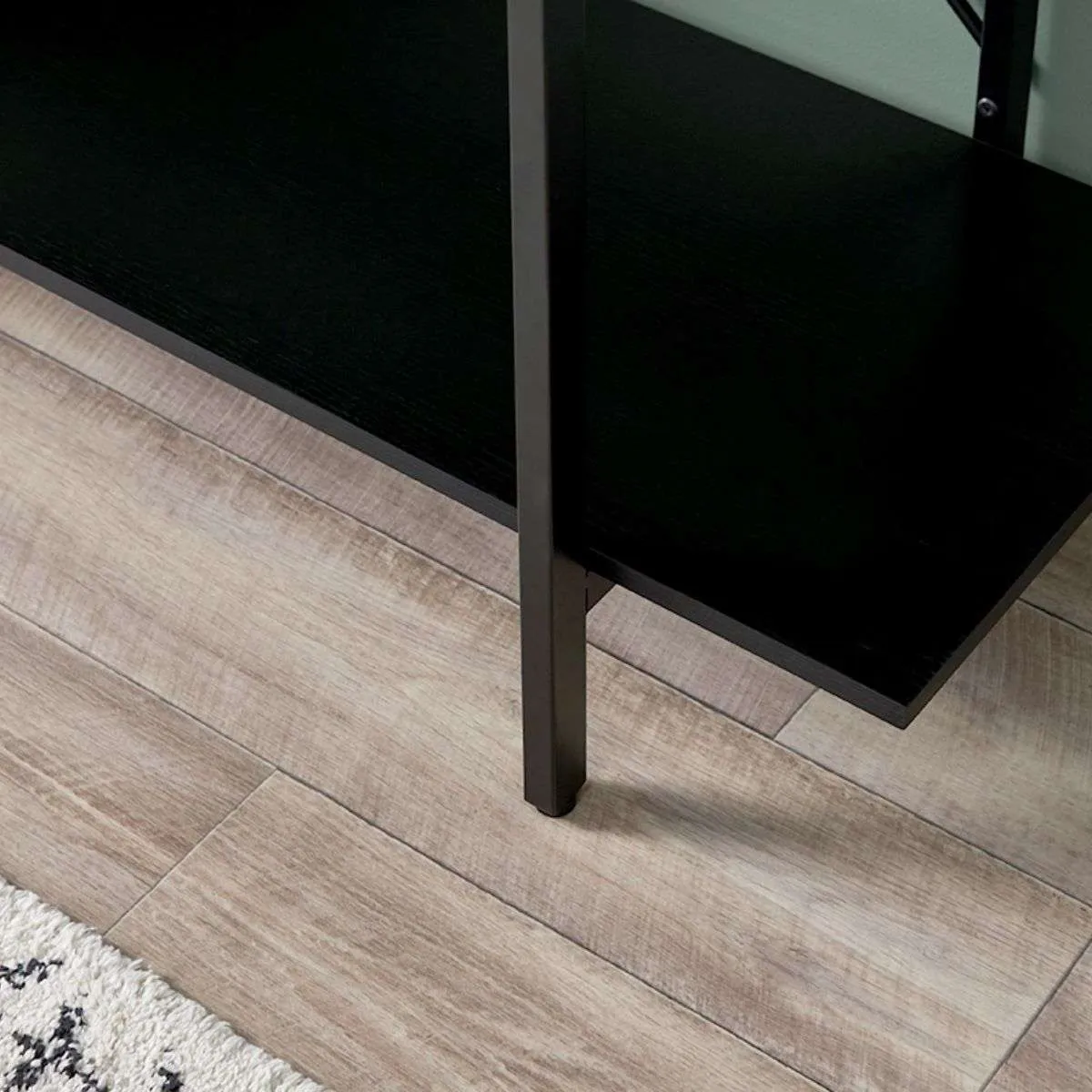 Porto Bookcase - All Black Mocka